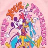 Girls' - Disney - Mickey & Friends Shirt Tail Raglan Graphic T-shirt - 2 of 3