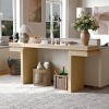66" Real Wood Veneer Console Table,Rectangular Console Table for Hallway or Living Room,Extra Wide Sofa Table Behind Couch-Cuddlewood - 2 of 4