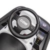 TopComfy Baby Walkers Kids Ride On Bumper Car, Rotate 360 degrees in place, Four wheel waterfall, Versatile, White, 30.31"*21.65"*12.4" - 4 of 4