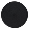 Design Imports Black Indoor/Outdoor Round Placemat Set/6 - 3 of 4