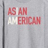 Men's - Instant Message - I Am Asian American Long Sleeve Graphic T-Shirt - 2 of 4