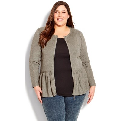 Plus size cheap peplum sweater