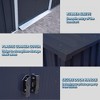CAVINAS Outdoor Storage Shed Large Metal Tool Sheds with Sliding Doors and Air Vent for Backyard - 4 of 4