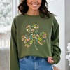 Simply Sage Market Women's Graphic Sweatshirt Color Shamrocks - 2 of 4