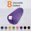 Sol Living Yoga Bolster Pillow with Removable Cover Rectangle - 4 of 4