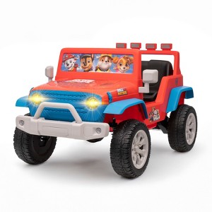 12V Jeep - Paw Patrol Kids Ride‑On Car with LED Lights & 12V Battery - 1 of 4