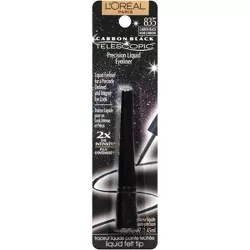 L'Oreal Paris Telescopic Eyeliner - 835 Carbon Black - 0.08 fl oz