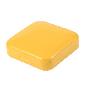 Unique Bargains Square 2 Compartment Pill Case 1 Pc - 1 of 4