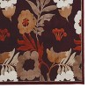 5'x7'6" Hi Lo Floral Rug Brown/Beige - Linon: Modern Botanical Chenille, Low Pile, Indoor, Machine Made - 2 of 4