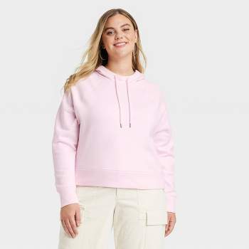 Women's Cropped Hoodie - Wild Fable™ Black 2x : Target
