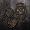 InSpirit Designs Godzilla x Kong Mask and Gloves Kong Adult Costume | One Size Fits Most - 2 of 4