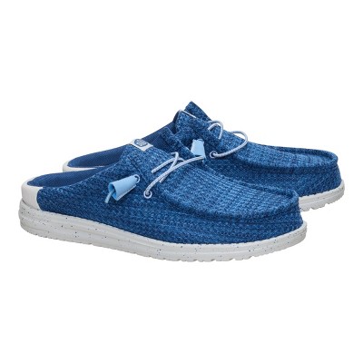 HEYDUDE Mens Wally Slip Multi Mesh , Ensign Blue/Multi, 10 — фото 6