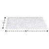 Knightsbridge Chenille Shaggy 220 GSF Non Skid Back Bath Rug 24" x 40" - 2 of 4