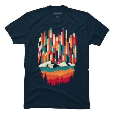 Men's Design By Humans Sunset in Vertical By digsy T-Shirt