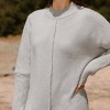 Women's Mockneck Long Sleeve Mini Sweater Dress - Cupshe - 3 of 4