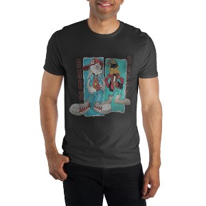 Men's Bugs Bunny And Daffy Duck Shirt - 1 of 2