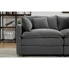 NicBex Couches for Living Room Modular Sectional 2-Seater Sofa Modern Upholstered Sofa Couch with Cushion Pillows for Bedroom Apartment, Grey - 2 of 4