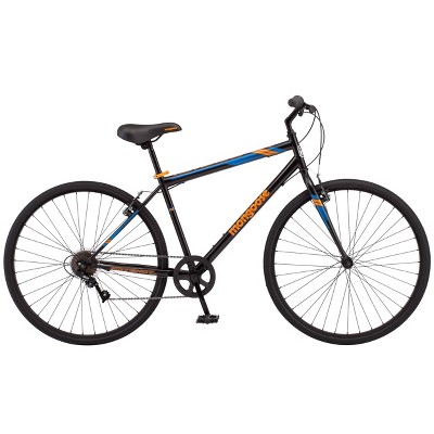 blue and orange mongoose bike