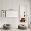 FURNIinspire Full Length Mirrors Rectangle Full Body Floor Mirror, Wall Mounted Hanging Mirror With Stand For Bedroom, Dressing Room, Gold, 26"*71" - 4 of 4