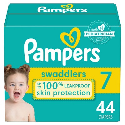 Image of Pampers Swaddlers Diapers Super Pack - Size 7 - 44ct