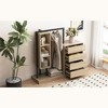 Vynxaria Wardrobe with 4 Drawers and 3 Shelves for Ultimate Organization - 2 of 4