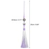 Unique Bargains Classic Bells DIY Craft Hanging Decoration Pendants with Tassels Light Purple 1 Pc - 2 of 3
