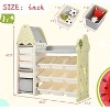 Multifunctional Toy Storage Cabinet with 14 Cubies, Kids Toy Storage Box for Nursery Kids Room Playroom - 2 of 4