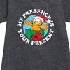 - Garfield - My Presence Is Your Present Graphic Short Sleeve Fleece Dress - 2 of 3