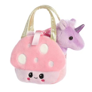 Aurora Small Lil Mushroom Unicorn Fancy Pals Fashionable Stuffed Animal Purple 7" - 1 of 4
