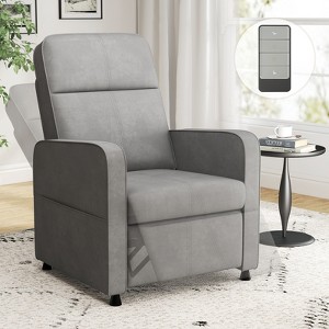 Skyzoo Electric Recliner Chair with Adjustable Backrest & Footrest, Upholstered Recliner Sofa, for Living Room, Nursery - 1 of 4