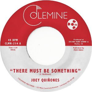 Joey Quinones - There Must Be Something (clear) (vinyl 7 inch single) - 1 of 1