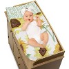 Sweet Jojo Designs Girl Changing Pad Cover Sunflower Yellow and Green - 3 of 4