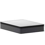 Merrick Lane Full Size 13" Euro Top Mattress in a Box with Hybrid Pocket Spring and Foam Design for Supportive Pressure Relief