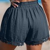 Women's Crochet Trim Beach Cover Up Shorts - Cupshe - 3 of 4