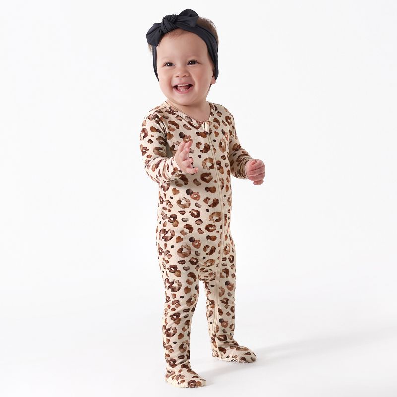 Gerber Baby and Toddler Buttery-Soft Snug Fit Footed Pajamas, 4 of 11