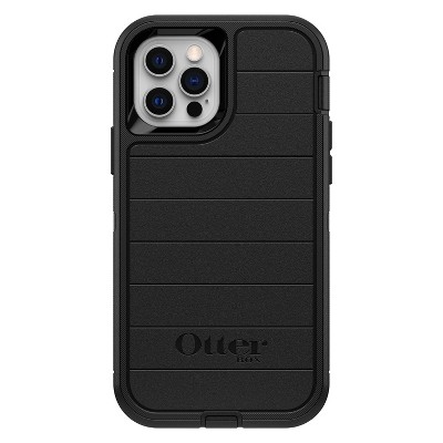 Black Rugged iPhone 12 Case  OtterBox Defender Series Case