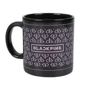 Blackpink Repeating Logo Pattern 16 Oz. Ceramic Mug - 1 of 3