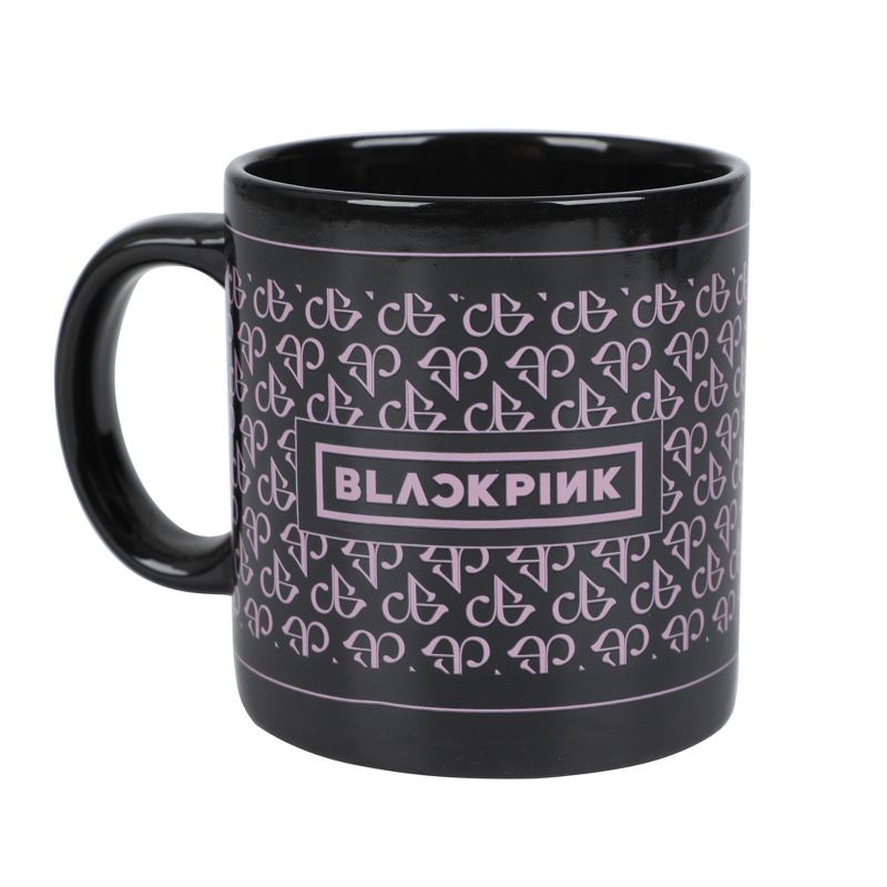 Blackpink Repeating Logo Pattern 16 Oz. Ceramic Mug, 1 of 4