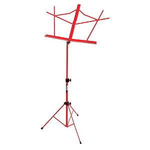 On-Stage Compact Sheet Music Stand Red - 1 of 1