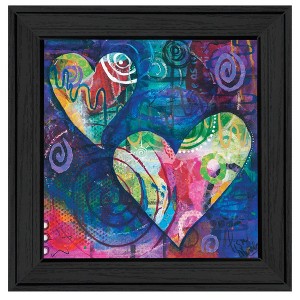 "Hearts" by Lisa Morales, Ready to Hang Framed Print, Black Frame - 1 of 4