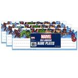 Eureka Marvel Super Hero Self-Adhesive Name Plates, 36 Per Pack, 3 Packs