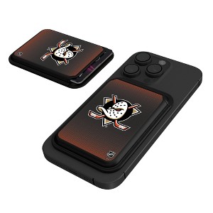 Keyscaper NHL Linen Black Magnetic Credit Card Wallet - 1 of 3