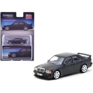 Mercedes-Benz 190 E 2.5-16 EVO 1 Blue-Black Metallic "Global64" Series 1/64 Diecast Model by Tarmac Works - 1 of 4