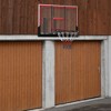 Soozier Wall Mounted Basketball Hoop, Goal with 43" x 30" Shatter Proof Backboard, Durable Bracket and All Weather Net for Outdoor Use - 2 of 4