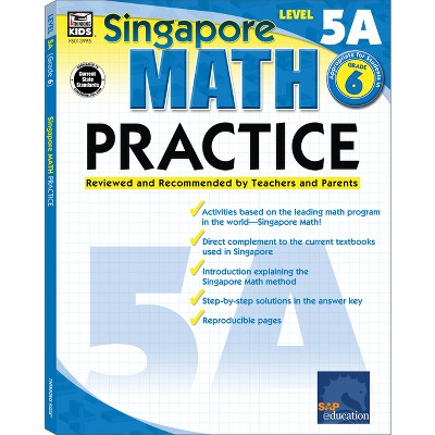 Math Practice, Grade 6 - (Singapore Math) (Paperback)