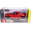 2017 Nissan GT-R R35 Red 1/24 Diecast Car Model by BBurago - 3 of 3