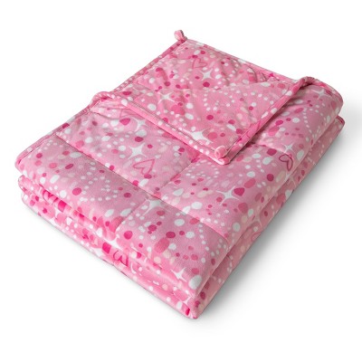 Image of 7 lb 40" x 60" Weighted Blanket Minky Fleece Princess by Bare Home