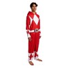 Power Rangers Ranger Adult Long Sleeve Hooded Cosplay Onesie Costume Union Suit - 4 of 4