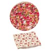 Silver Buffalo Coca Cola Santa 32-Piece Paper Napkin And Plate Party Pack - 2 of 4
