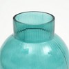 AZL1 Life Concept Decorative Vases, Modern Tall Glass Vase for Floor and Tabletop Centerpiece Arrangements, Green, 5"*5"*12" - 2 of 4